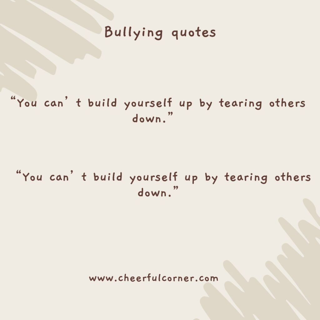 Bullying quotes