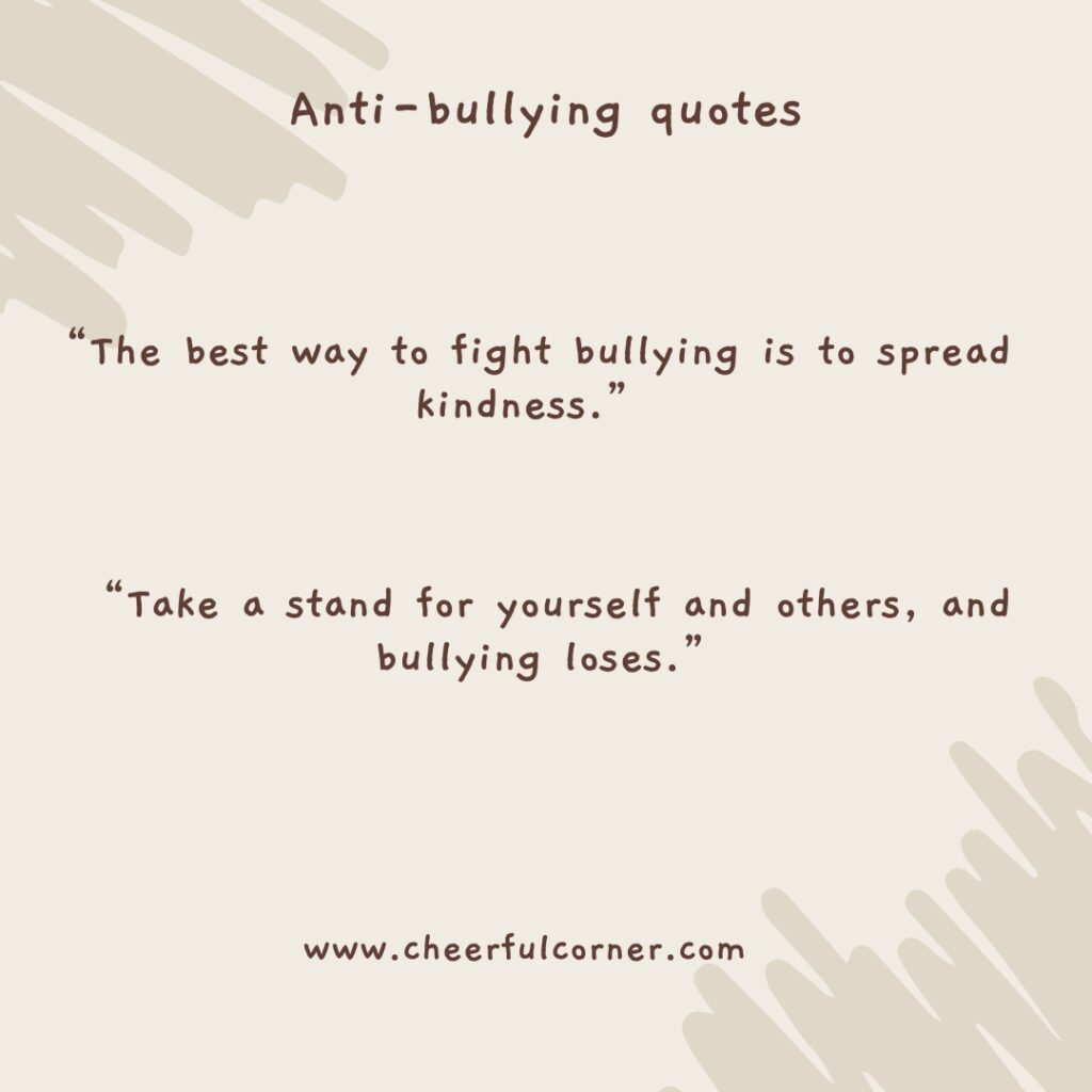 Anti-bullying quotes